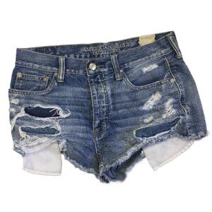 American Eagle Cut-Off Distressed Hi-Rise Festival Shorts 6